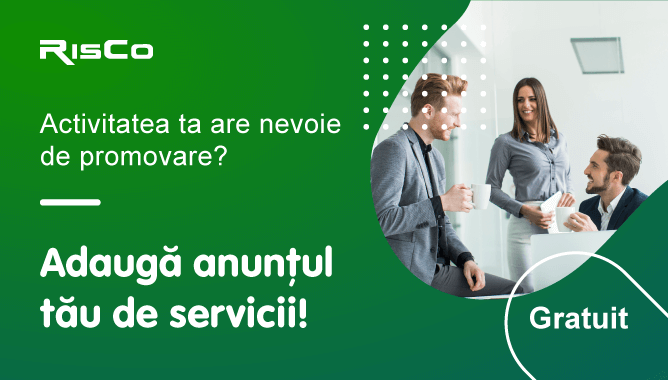 Ai un skill demn de impartasit cu noi? Posteaza-ti anuntul de servicii pe RisCo!