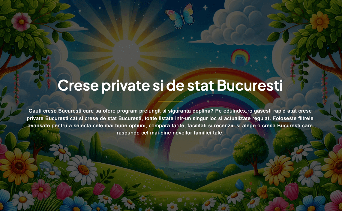 lista crese private si de stat Bucuresti - eduindex.ro