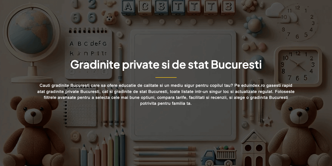 lista gradinite private si de stat Bucuresti - eduindex.ro