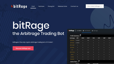 bitRage - Software pentru Arbitrage Trading