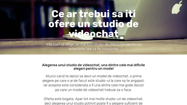 WebCamStudio.Ro - Conditiile Unui Studio De Videochat