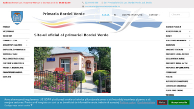 Site-ul oficial al primariei Bordei Verde Jud Braila