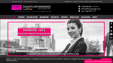 Dianys Realizare Site Web