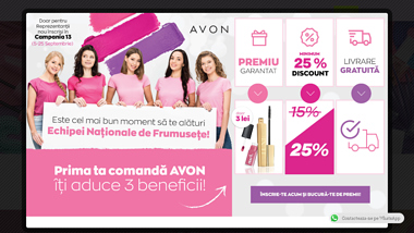 Inscriem reprezentanti si coordonatori Avon