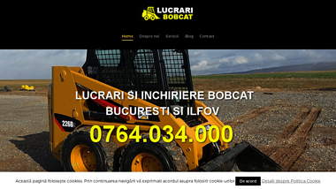 Lucrari bobcat Bucuresti - Inchiriere bobcat Bucuresti - Ilfov - Pipera - Tunari