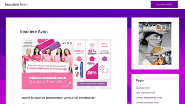 Inscriere Avon