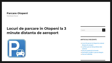 Parcare otopeni