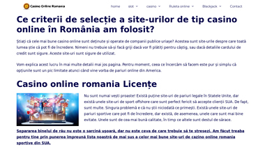 Casino Online Romania