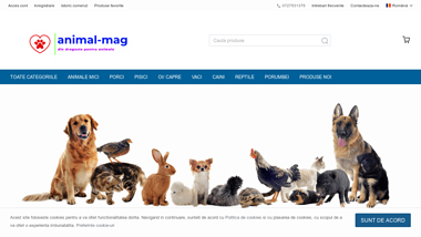 Magazin online pentru animale de companie