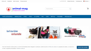 Magazin online pentru animale de companie