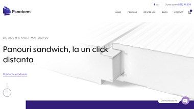 Panouri sandwich, la un click distanta