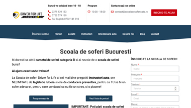 Scoala de soferi Bucuresti