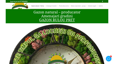 Gazon natural - producator