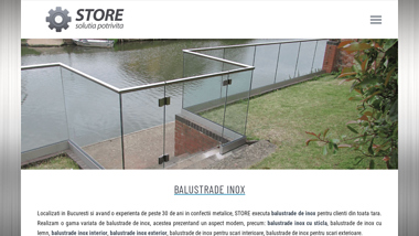 Balustrade inox interior