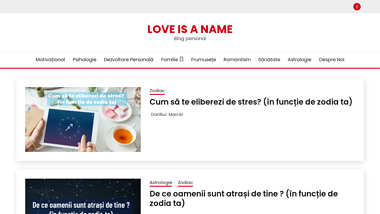 Loveisaname - Blog personal