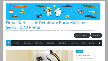 Firma dezinsectie deratizare Bucuresti Ilfov - Profesionisti - Preturi Mici - Servicii DDD