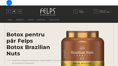 Felps - produse cosmetice de elită  pentru îndreptarea părului