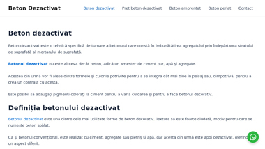 Beton dezactivat